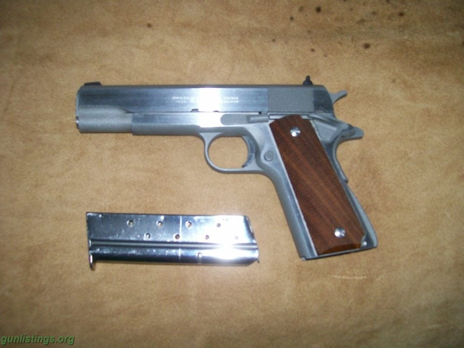 Pistols WTT Rare 1911 Style Ss 9mm
