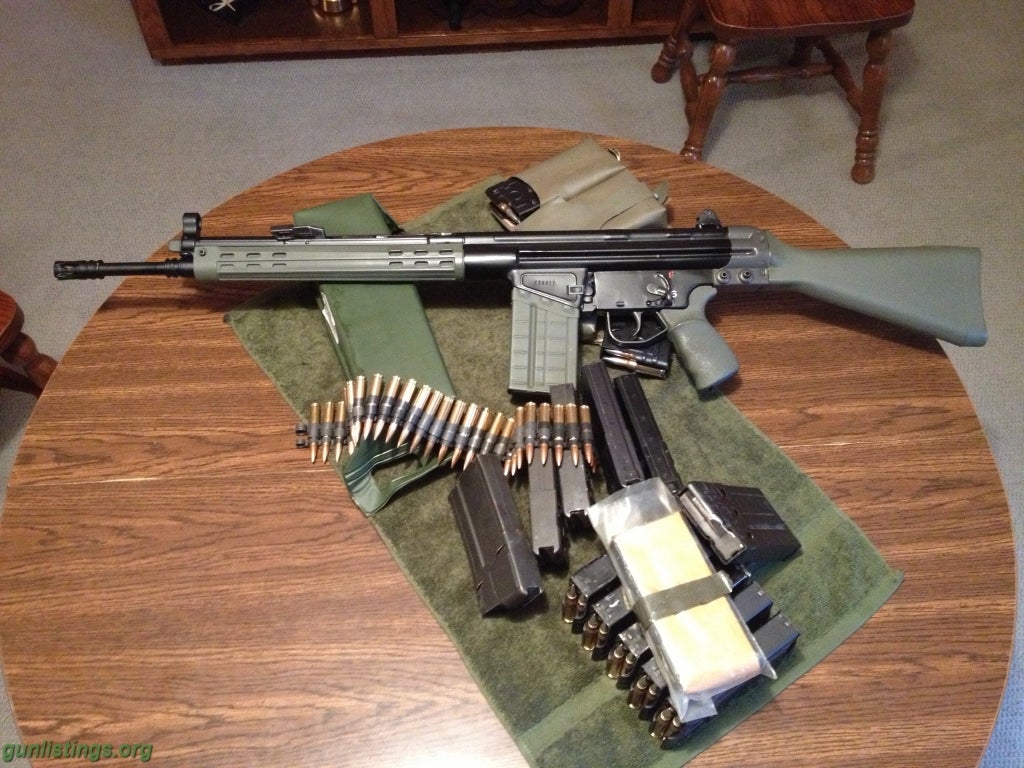 Rifles CETME 7.62 NATO Battle Rifle & Ammo Pkg