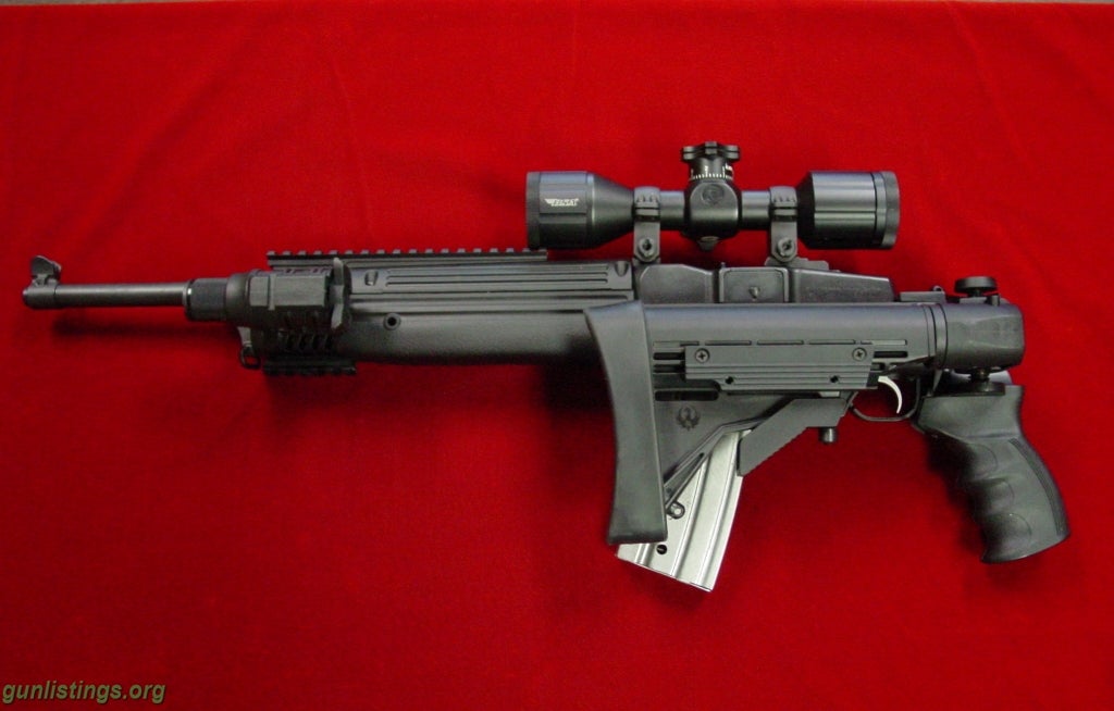 Rifles Ruger Mini 14 Tactical Rifle With Folding Stock.