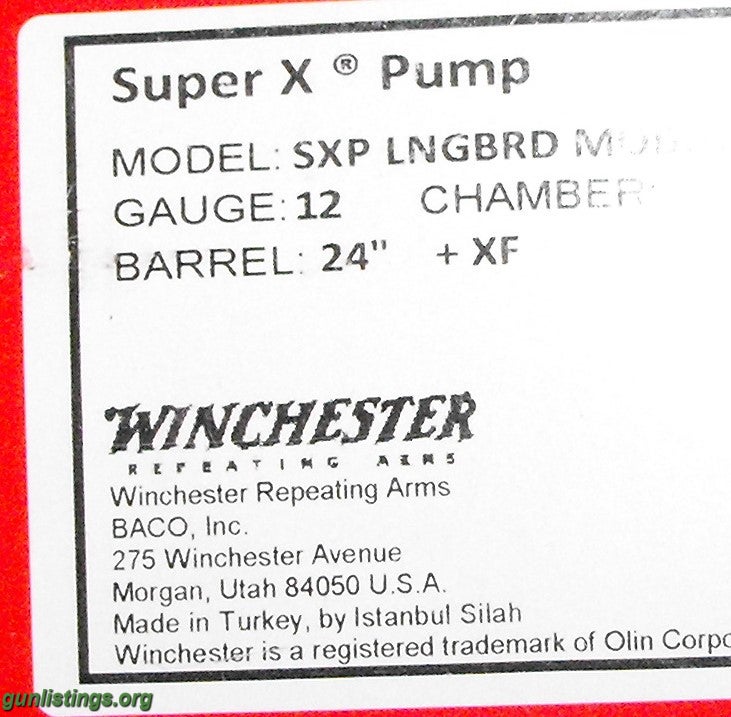Shotguns Winchester SXP Long Beard 12GA. 3.5
