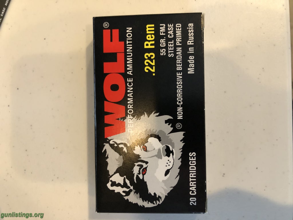 Ammo Wolf .223 10 Boxes
