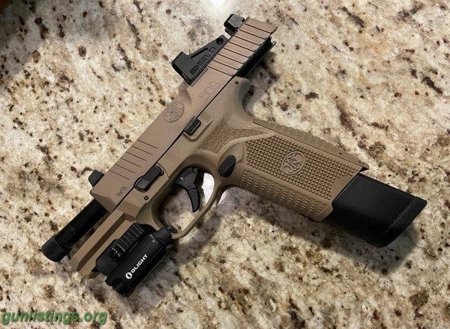 Pistols FN 509 Tactical FDE Complete