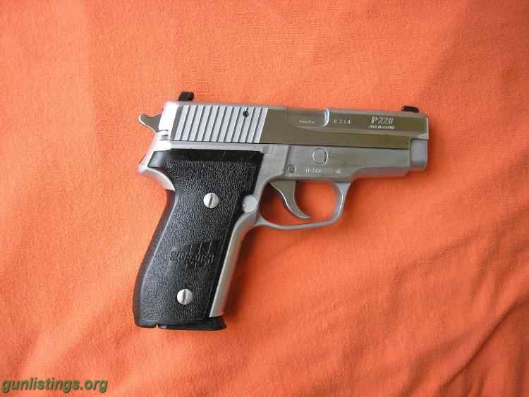 Pistols Nickel Sig Sauer P228 Made In Germany 9mm