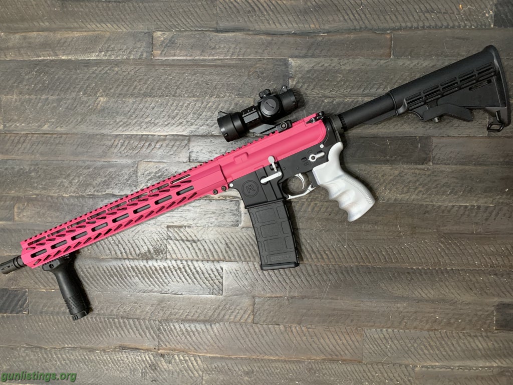 Gunlistings rifles radical ar 15 5 56 223 pink 