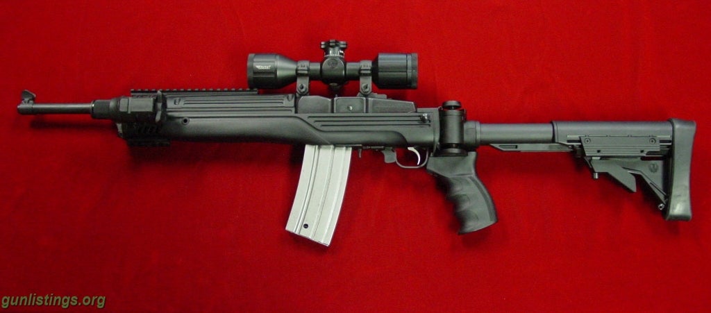 Gunlistings.org - Rifles Ruger Mini 14 Tactical Rifle With Folding Stock.