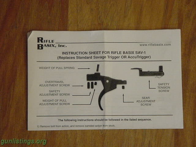 Rifles SAVAGE 22-250 W/ RIFLE BASIX TRIGGER